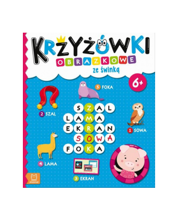 aksjomat Krzyżówki obrazkowe ze świnką 6+ nr 1