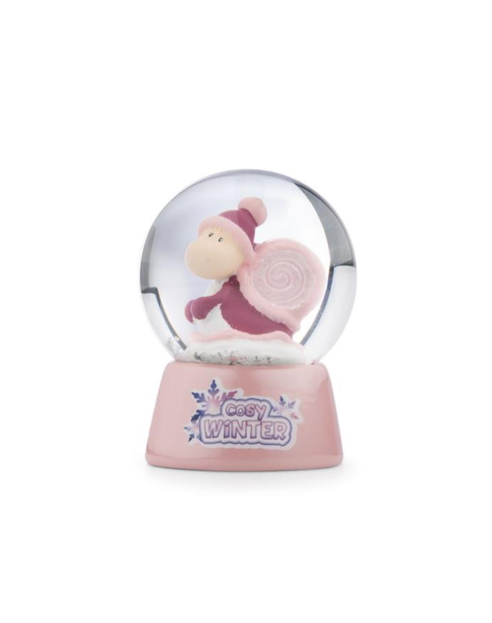 NICI 49351 Brokatowa kula Cosy Winter Ślimak pink Soa 6,5cm główny