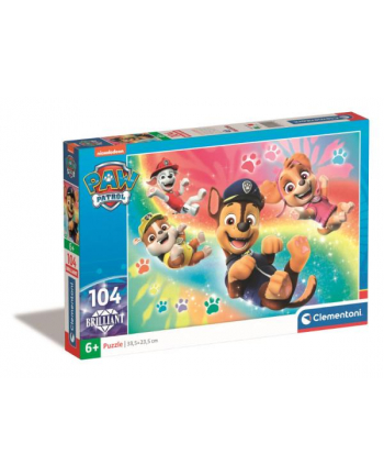 Clementoni Puzzle 104el brilliant Psi Patrol PAW PATROL 20190