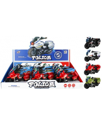 euro-trade Motocykl Policja 13cm Mega Creative 524216