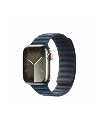 apple Karbowany pasek magnetyczny w kolorze głębi oceanu do koperty 41 mm - rozmiar M/L