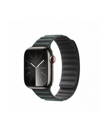 apple Karbowany pasek magnetyczny w kolorze wiecznej zieleni do koperty 41 mm - rozmiar M/L