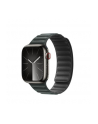 apple Karbowany pasek magnetyczny w kolorze wiecznej zieleni do koperty 41 mm - rozmiar M/L - nr 7