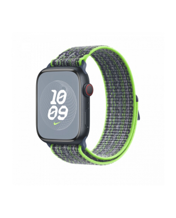 apple Opaska sportowa Nike w kolorze jasnozielonym/niebieskim do koperty 45 mm