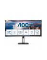 aoc Monitor CU34V5C 34 cali Curved VA 100Hz HDMI DP USB-C - nr 23