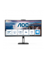 aoc Moniotr CU34V5CW 34 cali 100Hz Curved VA HDMI DP USB-C - nr 21