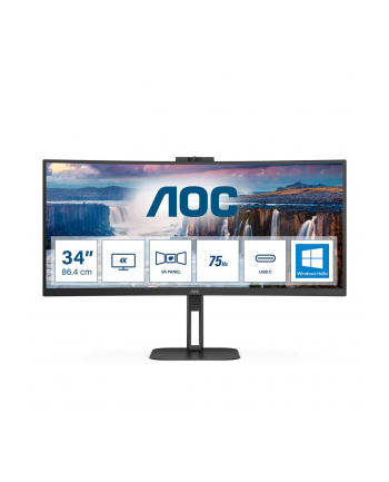 aoc Moniotr CU34V5CW 34 cali 100Hz Curved VA HDMI DP USB-C