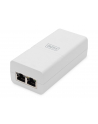 digitus Zasilacz/Adapter PoE+ 802.3at, max. 52V 30W Gigabit 10/100/1000 Mbps, aktywny, Biały - nr 8