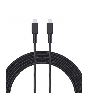 aukey CB-KCC102 kevlarowy kabel USB C - USB C | 1.8m | 5A | 100W PD | 20V