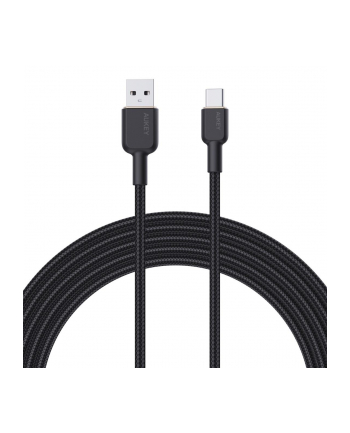 aukey CB-NCC1 nylonowy kabel USB C - USB C | 1m | 3A | 60W PD | 20V