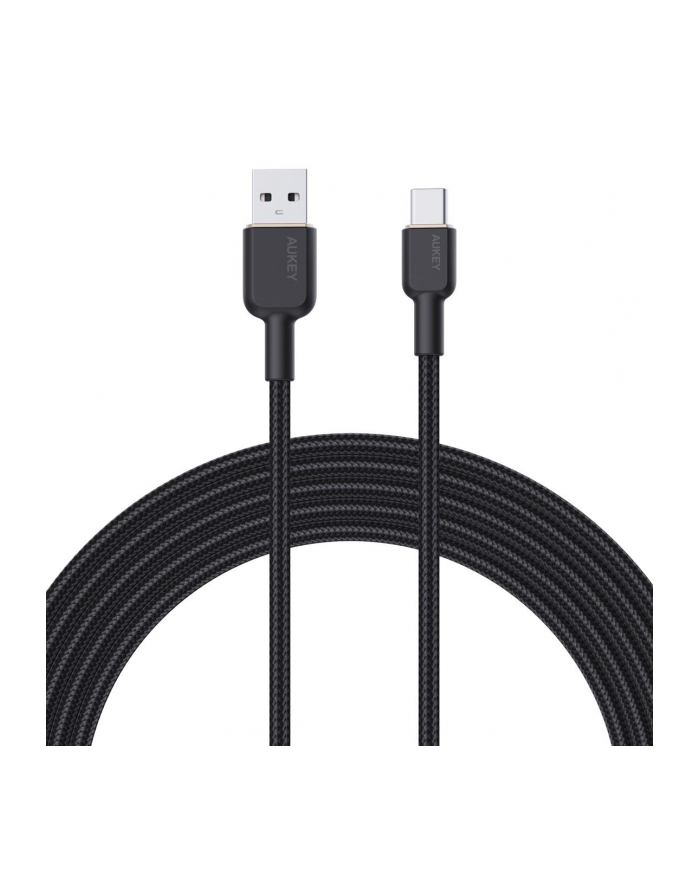 aukey CB-NCC1 nylonowy kabel USB C - USB C | 1m | 3A | 60W PD | 20V główny