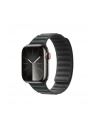 apple Karbowany pasek magnetyczny w kolorze wiecznej zieleni do koperty 41 mm - rozmiar M/L - nr 7