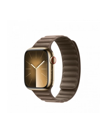 apple Karbowany pasek magnetyczny w kolorze jasnobeżowym do koperty 41 mm - rozmiar M/L nr 1