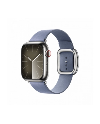 apple Pasek w kolorze lawendowego błękitu z klamrą nowoczesną do koperty 41 mm - rozmiar M nr 1