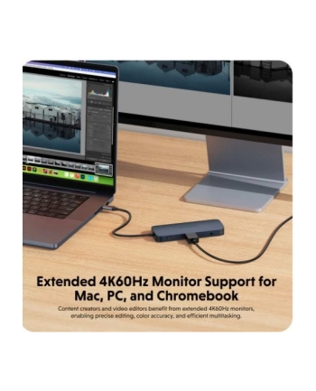 Koncentrator HyperDrive Next 10-Port USB-C Hub HDMI/4K60Hz/SD/mSD/PD 3.1 140W power pass-through nr 2