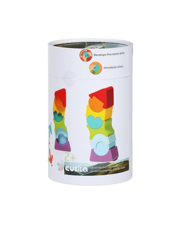 maksik Balansująca  wieża zabawka drewniana LD-8 12718 Cubika główny