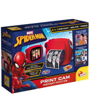 lisciani giochi PROMO Aparat fotograficzny natychmiastowe zdjęcia 3w1 PRINT CAM Spiderman 104024 LISCIANI