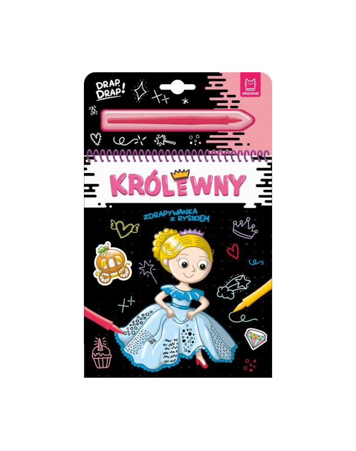aksjomat Książeczka Królewny. Zdrapywanka z rysikiem główny