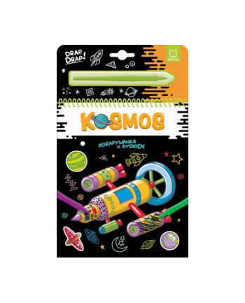 aksjomat Książeczka Kosmos. Zdrapywanka z rysikiem