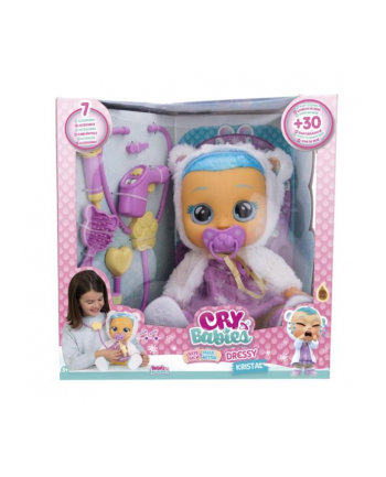 tm toys Cry Babies 2.0 Kristal Gets Sick Lalka 0904125