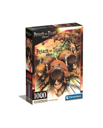 Clementoni Puzzle 1000el Anime Attack on Titans 39923