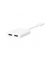 belkin Adapter Dual USB-C Audio + Charge Rockstar białe - nr 13