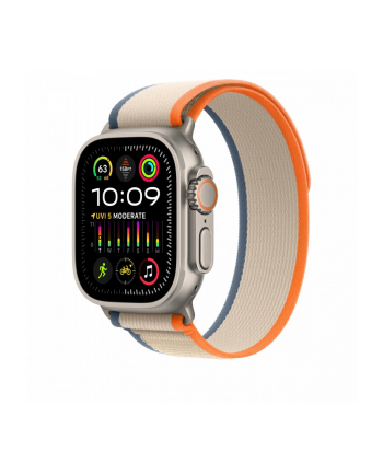 apple Opaska Trail w kolorze pomarańczowym/beżowym do koperty 49 mm - rozmiar S/M