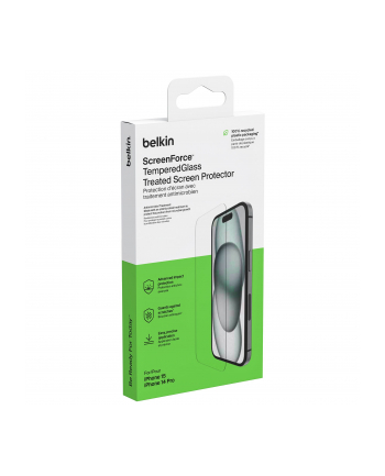 belkin Szkło ochronne ScreenForce TemperedGlass iPhone 15/14 pro