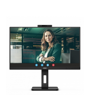 aoc Monitor 24P3CW 23.8 cali IPS HDMI DP USB-C Pivot Kamera