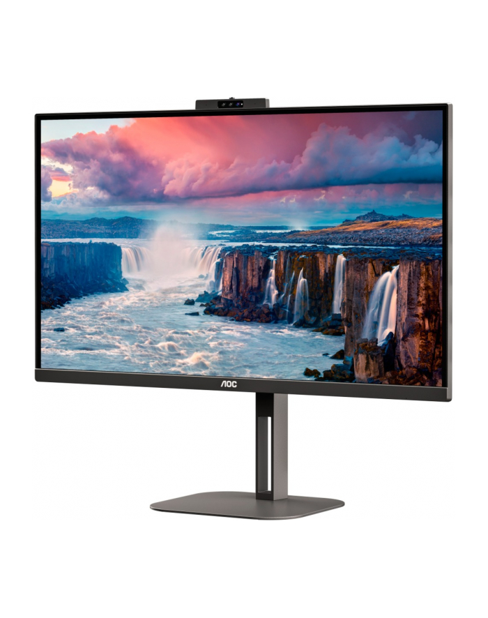 aoc Monitor Q27V5CW 27 cali IPS HDMI DP USB-C Pivot Kamera główny