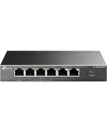 tp-link Przełącznik SG1006PP 6GE (3PoE+ 1PoE++)