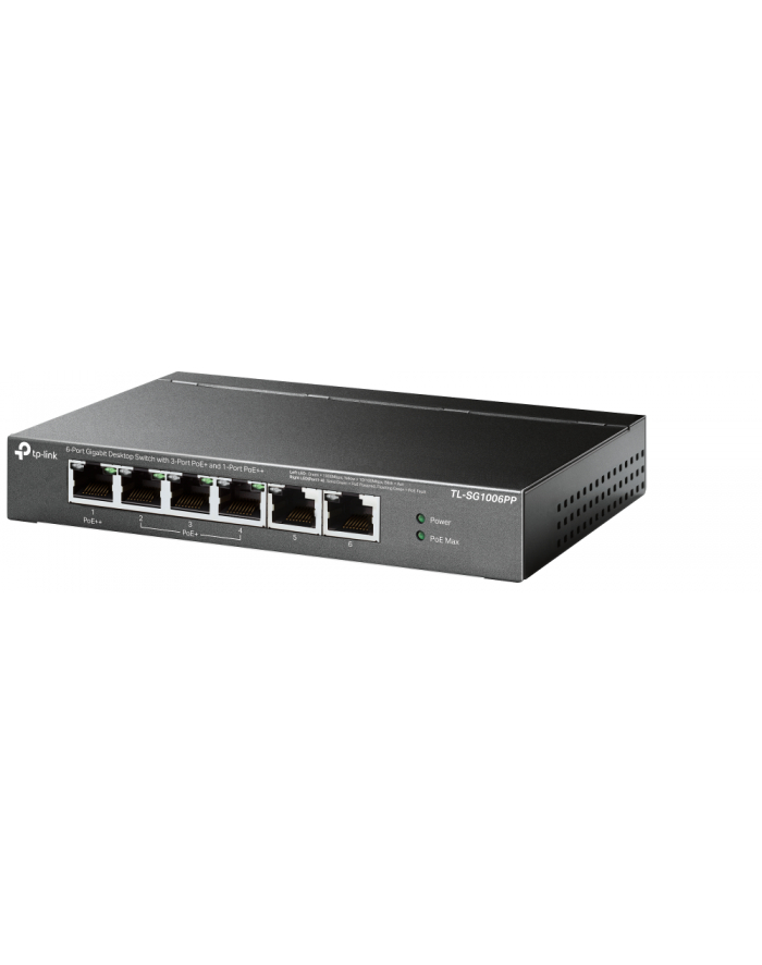 tp-link Przełącznik SG1006PP 6GE (3PoE+ 1PoE++) główny