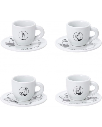 Bialetti Zestaw 4 filiżanek i spodków 50ml nr 1