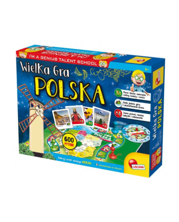 lisciani giochi I'm a Genius Mały Geniusz Wielka Gra Polska 56453