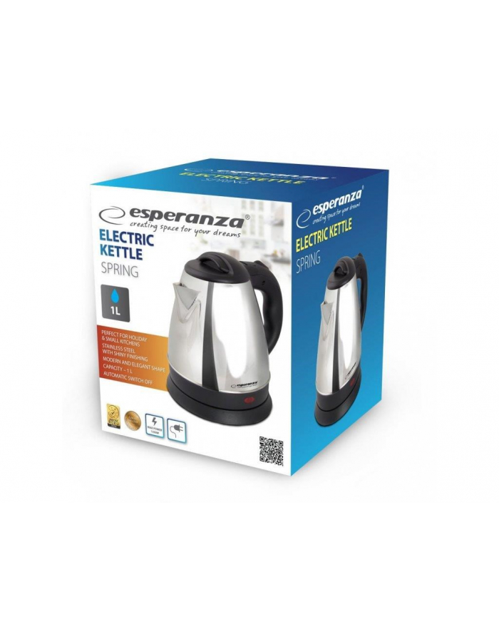 esperanza Czajnik Elektryczny Spring 1.0L inox główny