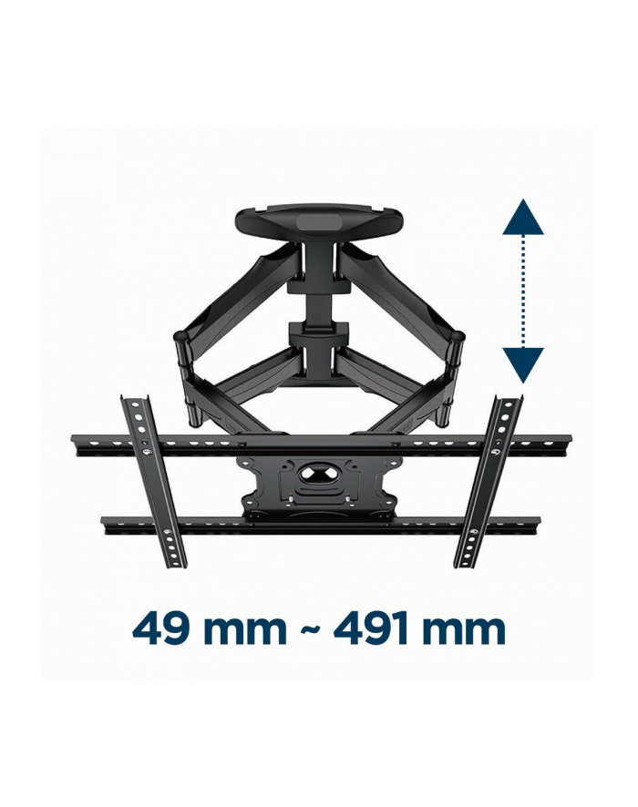 GEMBIRD UCHWYT ŚCIENNY REGULOWANY LCD 32'';-75''; VESA MAX 600 X 400MM, DO 45KG główny