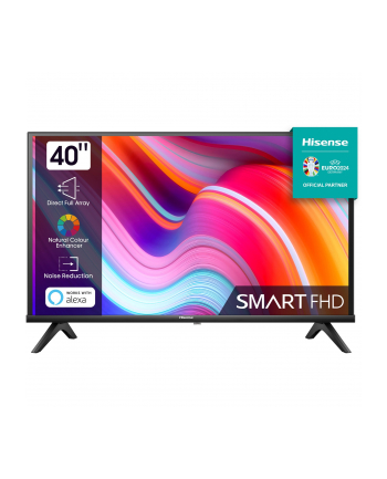 Hisense 40A4K - 100 cm (40 Inches), Kolor: CZARNY, FullHD, Triple Tuner, SmarTV)