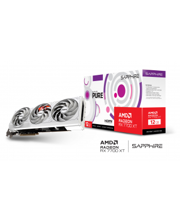 Karta graficzna SAPPHIRE RAD-EON RX 7700 XT PURE GAMING OC 12GB GDDR6