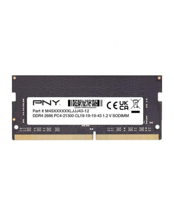 pny technologies Pamięć PNY DDR4 SODIMM 2666MHz 1x8GB Performance for Notebook