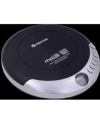 denver Discman z funkcją automatycznego wznawiania i anti-shock czarno-srebrny nr 1