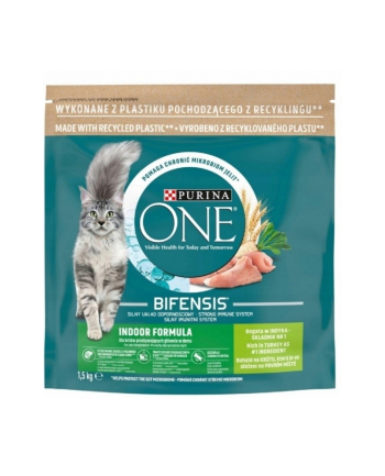 purina nestle PURINA ONE Indoor Formula Kot Indyk 15kg