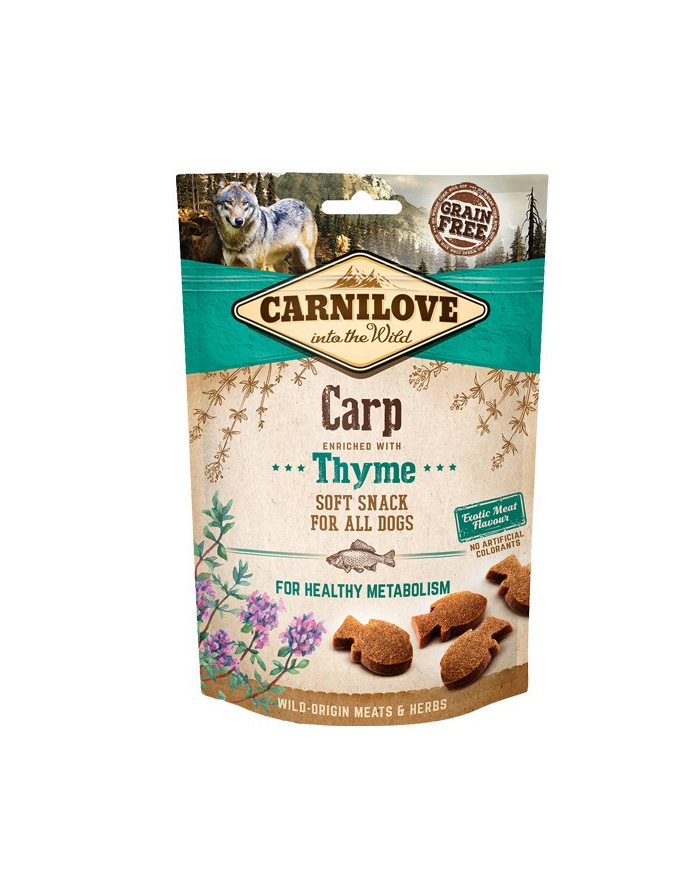 Carnilove Przysmak SOFT MCARP+THYME 200g główny