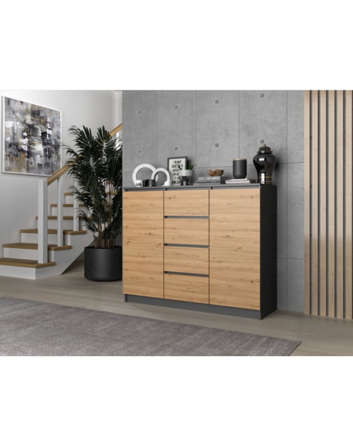 top e shop Komoda 2D4S 120x40xH97 antracyt/artisan główny