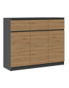 top e shop Komoda 3D3S 120x40xH97 antracyt/artisan - nr 9