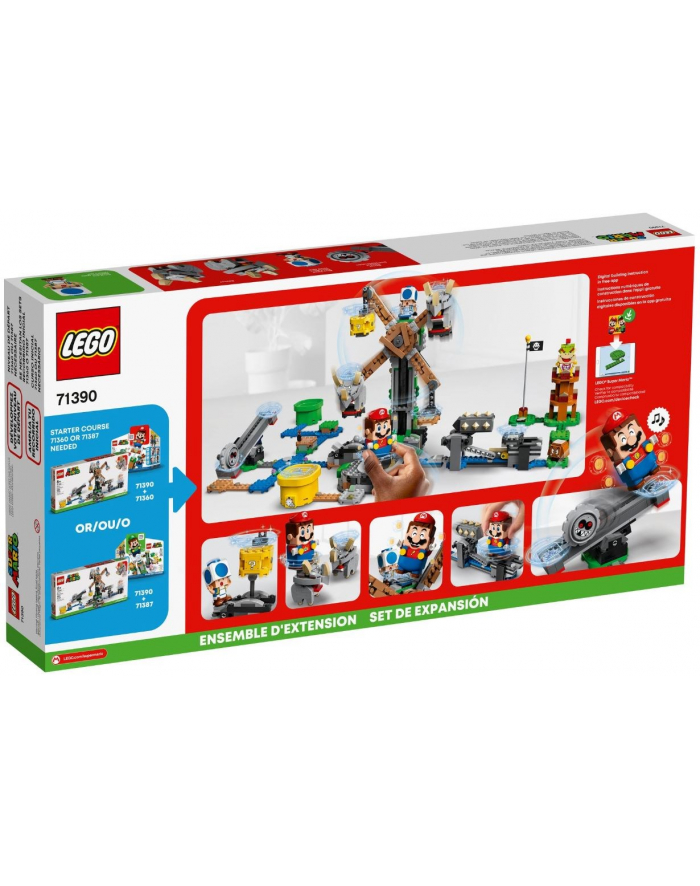 LEGO Super Mario 71390 Walka z Reznorami zestaw dodatkowy główny