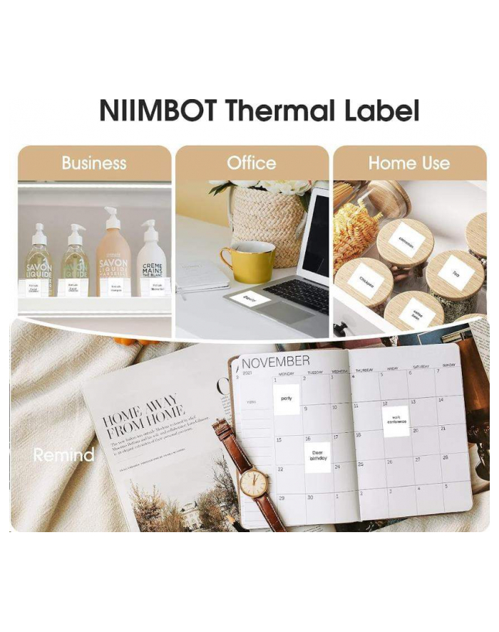 Etykiety termiczne Niimbot R50*30-230White główny