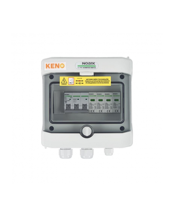 keno energy Rozdzielnica przyłączeniowa AC KENO z ogranicznikiem przepieć typ 2, 50A 3-F