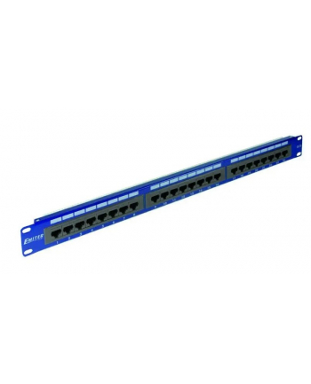 EmiterNet Panel 19'';, 24xRJ45 UTP kat5e (1U) niebieski