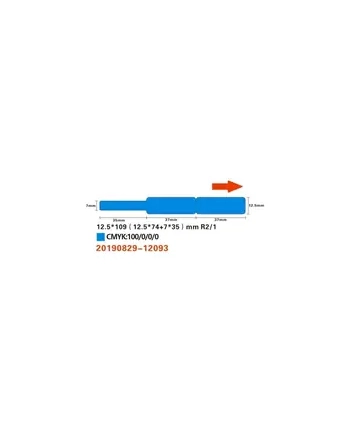Etykiety termiczne Niimbot RXL125*109-65Blue