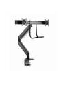 GEMBIRD Biurkowe regulowane ramie na dwa monitory 17-35inch obciążenie do 10kg - nr 43